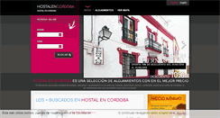 Desktop Screenshot of hostalencordoba.com